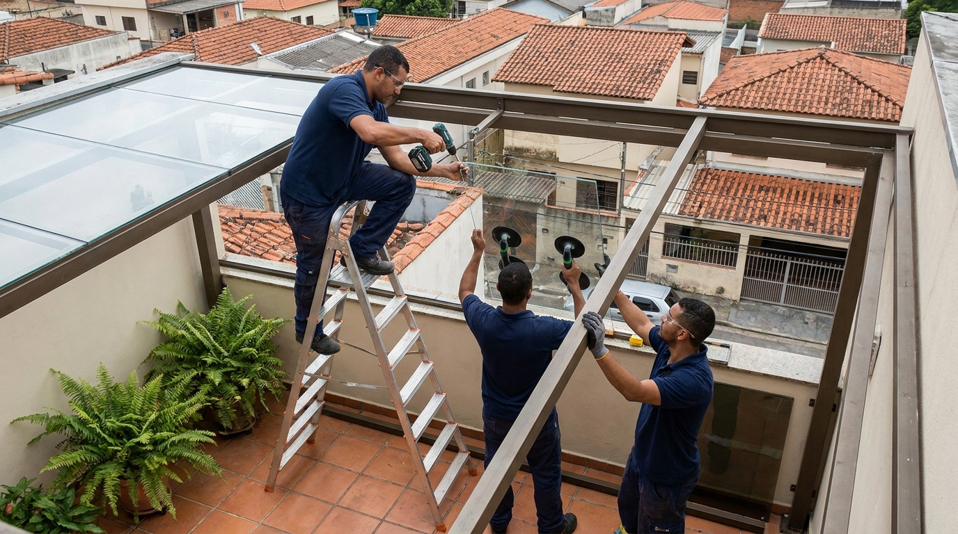 Cobertura de Vidro em Recife‑PE